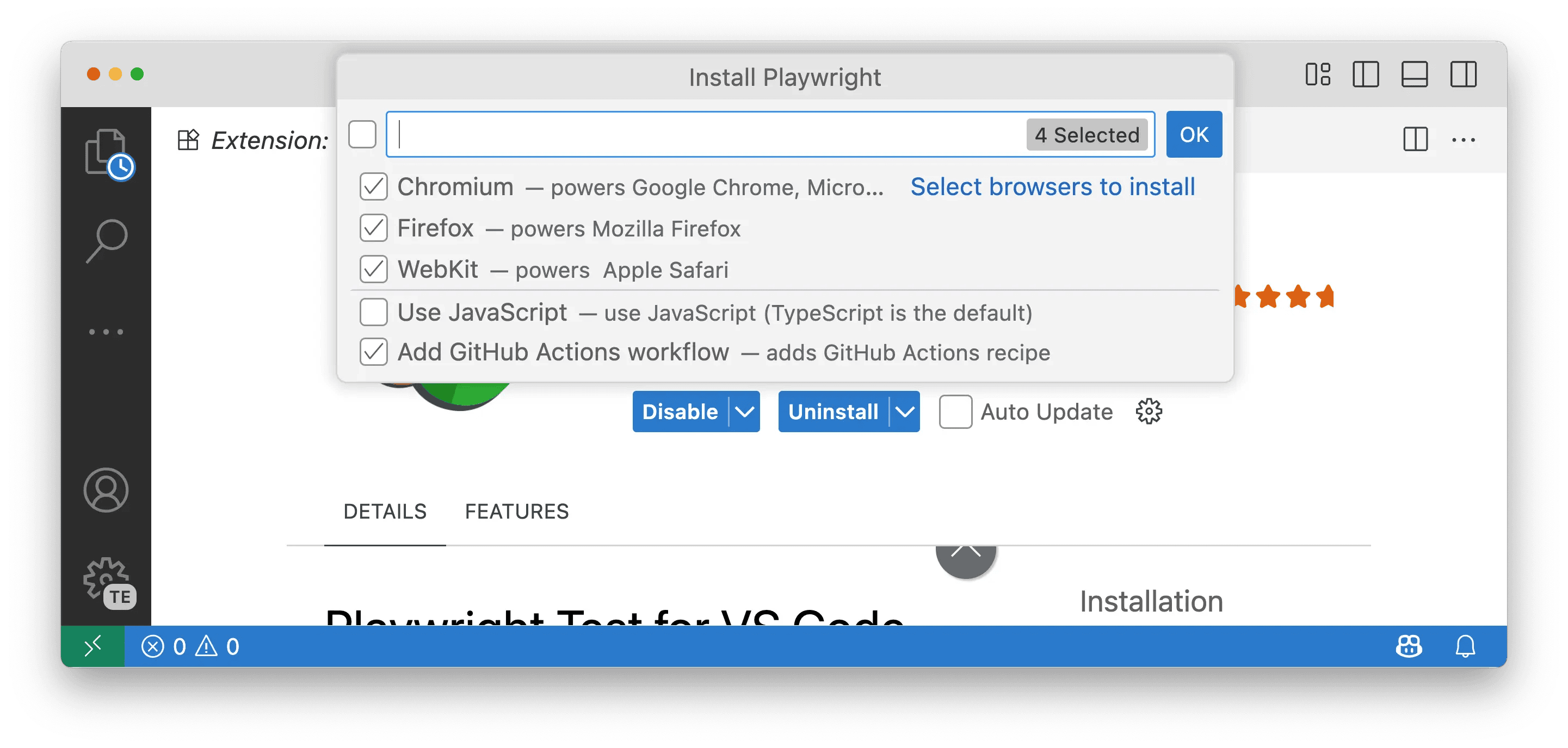 install browsers